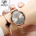 Montre femme Top marque de luxe JSDUN mode affaires montre-bracelet minimaliste bande en acier suisse Movt horloge à main mécanique 2020